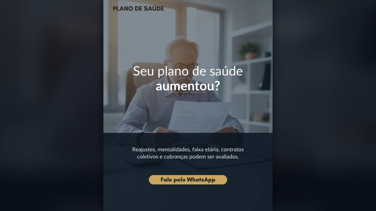 Reajuste abusivo de plano de saúde.
